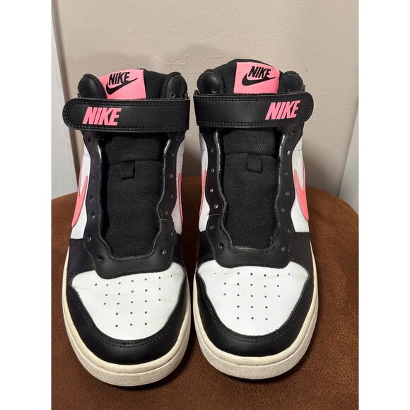 Nike Court Borough Mid 2 (GS) Big Girls Shoes - Size 7Y MISSING LACES !!!! - Picture 3 of 9